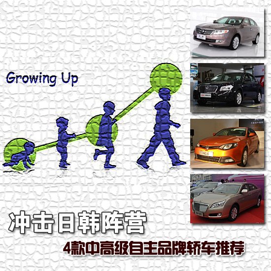 4款中高級(jí)自主品牌轎車推薦 沖擊日韓陣營